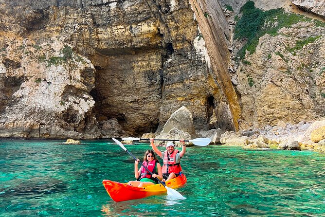 Kayak Paradise: Cala Portixol Snorkel, Cave & Cliff Jumping Tour - Who should book this tour