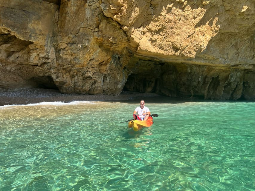 kayak route in granadella javea cave llop marí,cala en caló - Why this route is worth your time