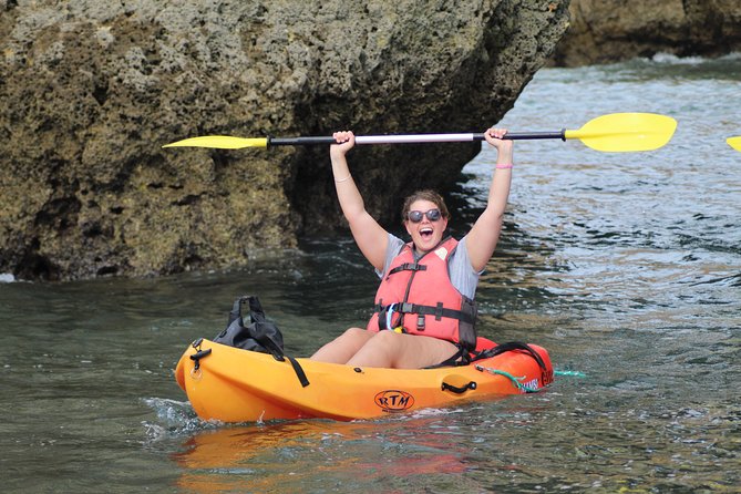 Kayak tour in Lagos to visit the caves. - Guides, Safety, and the Level of Effort