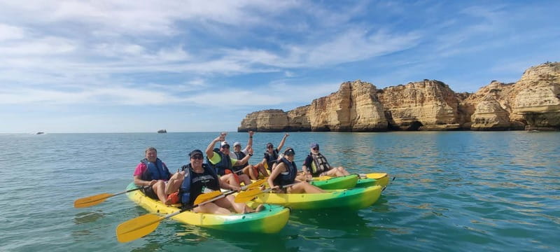 Kayak Tour Unexplored Caves + Benagil Cave - What is included for $41