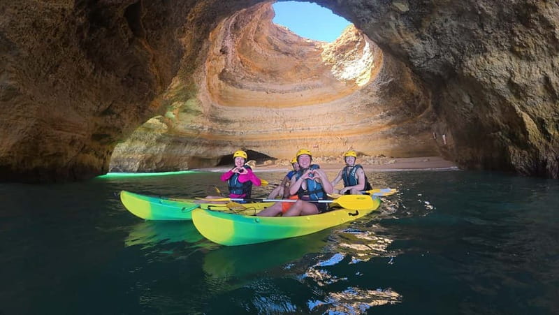 Kayak Tour Unexplored Caves + Benagil Cave - Choosing the best time of day
