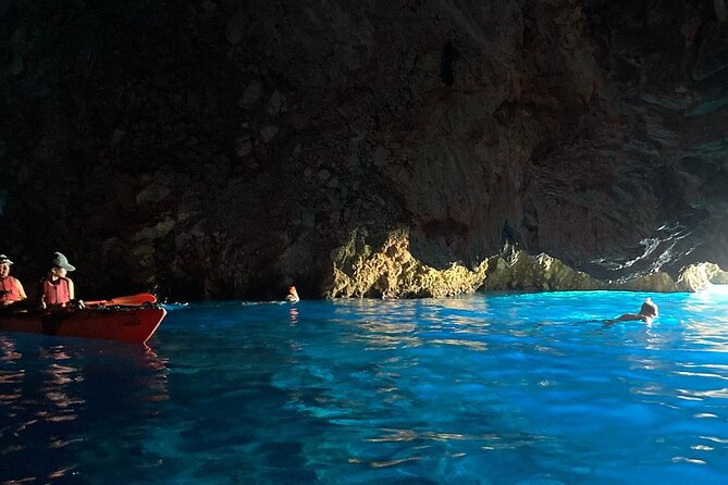 Kayak Trip to Hidden blue Cave, with lunch & fruits. - What the four hours feel like