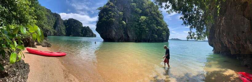 Ko Lanta: Half-Day Kayaking, Talabeng, Sea Cave & Mangrove - Swimming, fruit, and lunch keep the pace comfortable