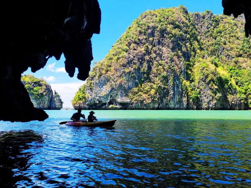 Koh Lanta: Sea Cave Kayaking and Talabeng Island Tour - A longtail boat ride around Ung Island