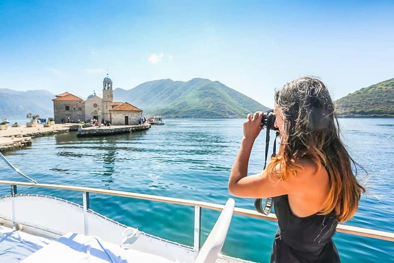 Kotor Bay: Full-Day Catamaran Cruise with Blue Cave Visit - Bijela gives you the first swim
