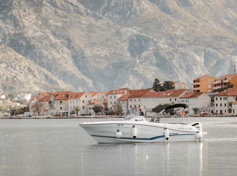 Kotor: Bay of Kotor and Blue Cave Speedboat Tour - Mamula Island and the open-water run