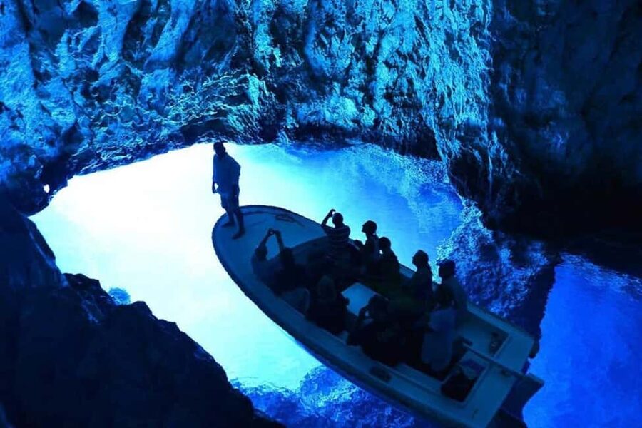 Kotor: Blue Cave & Our Lady of The Rocks & Submarine Base - Leaving Kotor for Perast