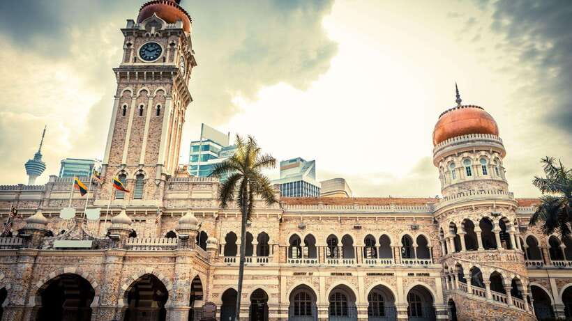 Kuala Lumpur: City Sights, Batu Caves and Fireflies Day Trip - Merdeka Square shows Kuala Lumpur’s colonial side