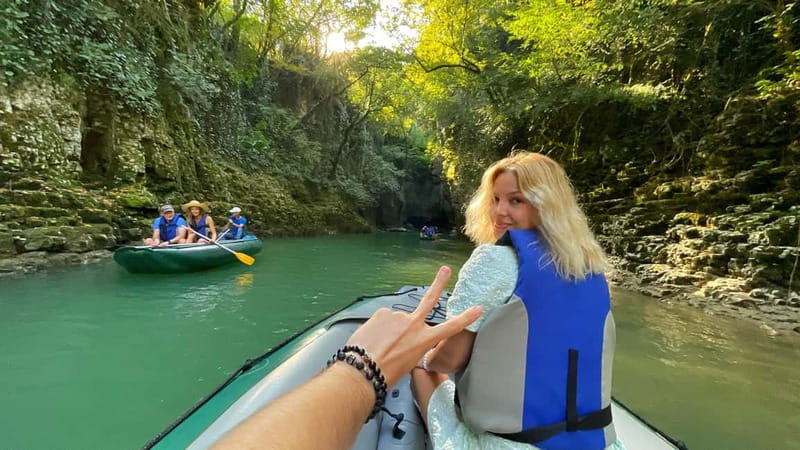 Kutaisi: Martvili Canyon and Prometheus Cave Guided Day Trip - Martvili Canyon from the trail