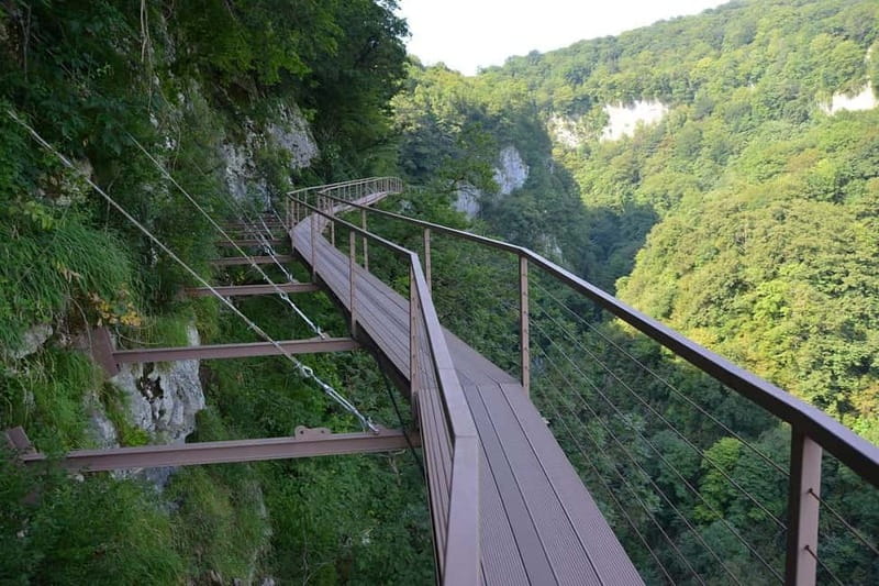 Kutaisi: Martvili, Okatse Canyon, and Prometheus Cave Tour - Martvili Canyon’s waterfalls and optional boat ride