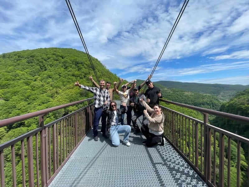 Kutaisi: Martvili & Okatse Canyons & Prometheus Cave Tour - Okatse Canyon and its 900 steps