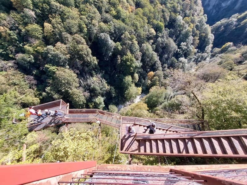 Kutaisi: Okatse-Martvili Canyons,Prometheus Cave, Waterfalls - Okatse Canyon and the high hanging walk