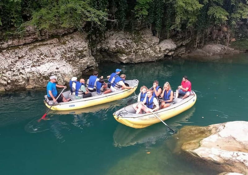 Kutaisi: Prometheus Cave & Martvili Canyon Guided Tours - What the minivan and guide service add