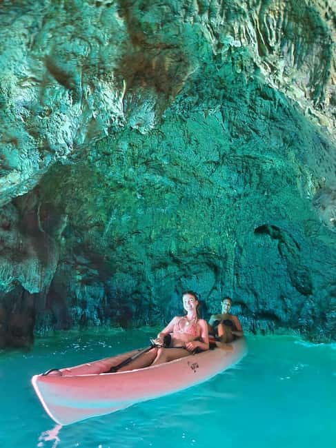 La Spezia: Sunset Kayak & Caves Tour w/ Swimming & Aperitif - The beach aperitivo at golden hour