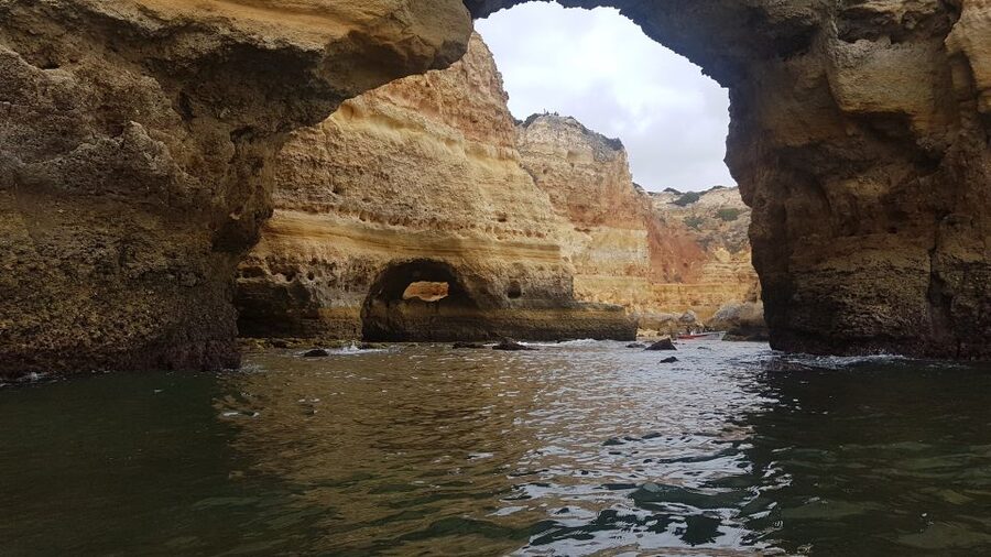 Lagoa: Benagil Caves Kayaking Tour - The five-cave route and what you actually see