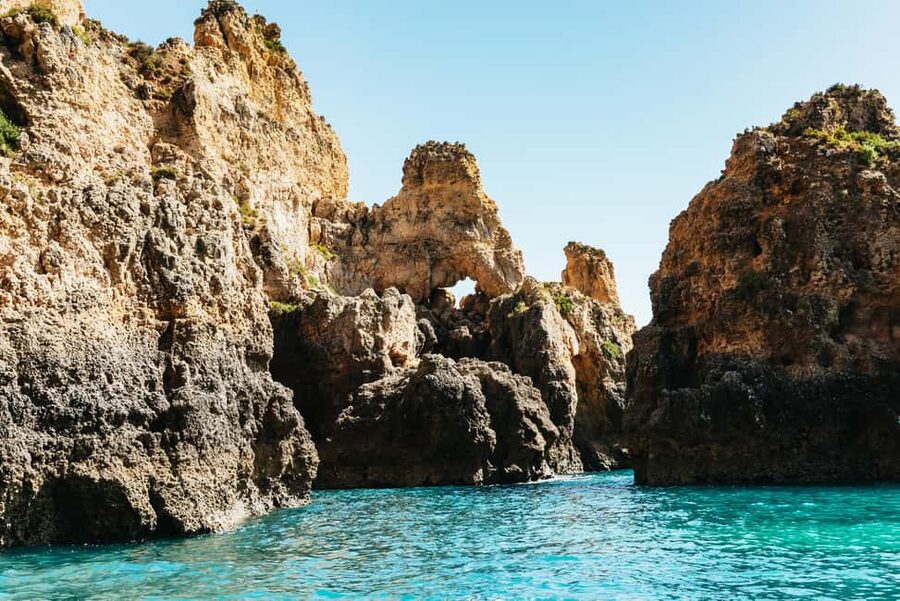 Lagos: Piedade Caves & Coastline - Praia da Batata and the first golden beaches