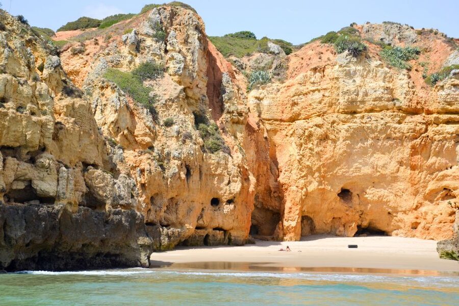 Lagos: Piedade Caves & Coastline - Catamaran - The Praia da Luz swim stop