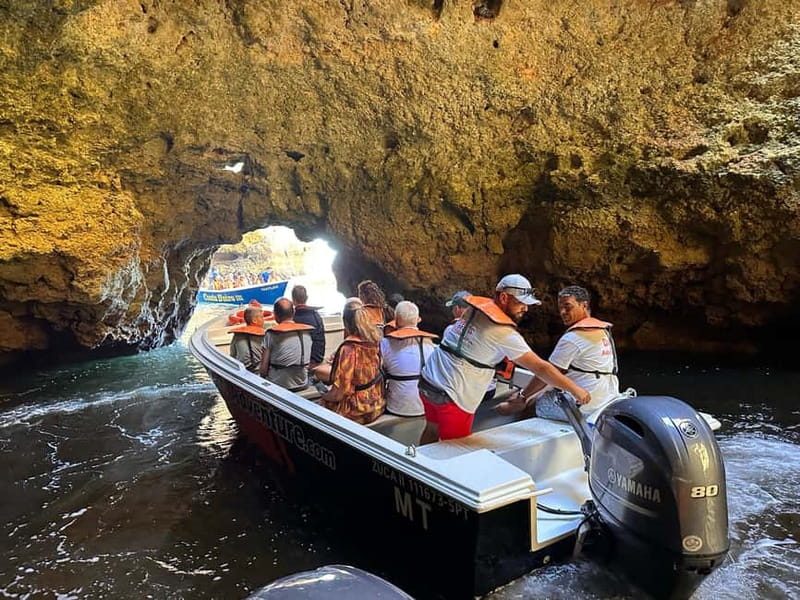 Lagos: Ponta da Piedade Caves Boat Tour - Entering the narrow grottoes and arches
