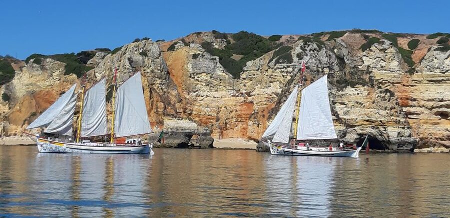 Lagos: Ponta Piedade Sail & Caves Cruise w/Portuguese Tapas - Sailing out of Lagos Marina