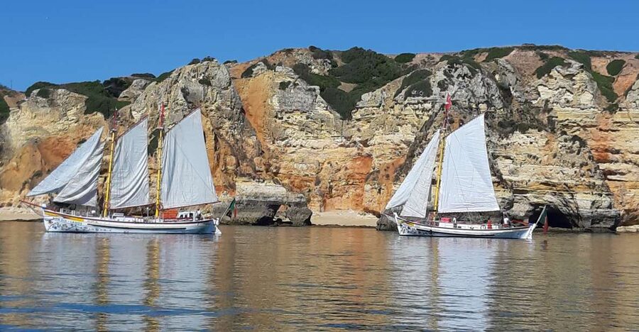 Lagos: Ponta Piedade Sail & Caves Cruise w/Portuguese Tapas - Portuguese tapas on the main boat