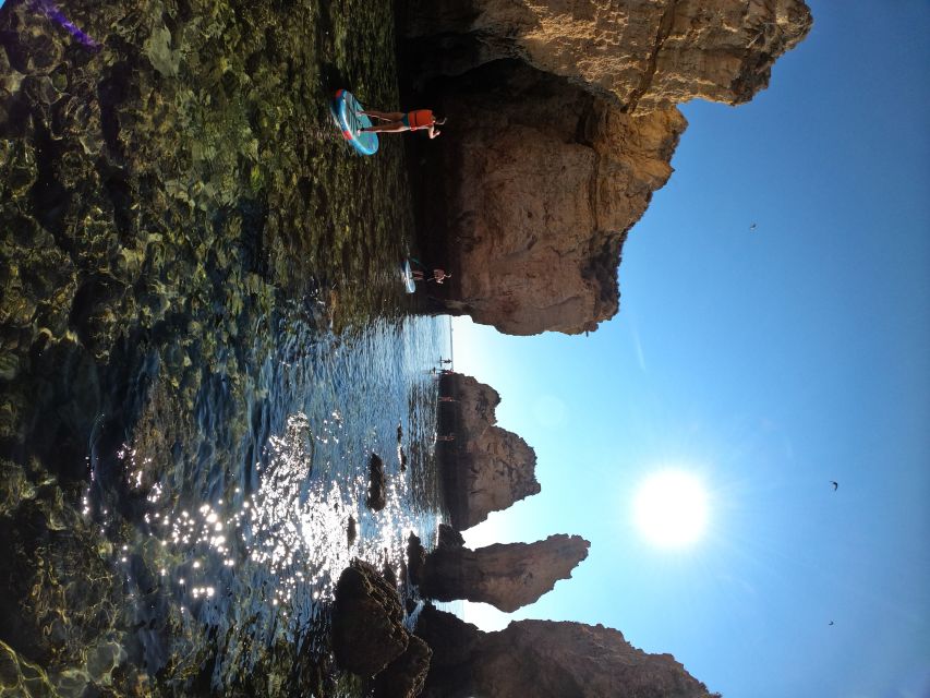 Lagos SUP Caves&Grottoes Tour at Sunrise, Ponta da Piedade - Meeting at D. Ana Beach