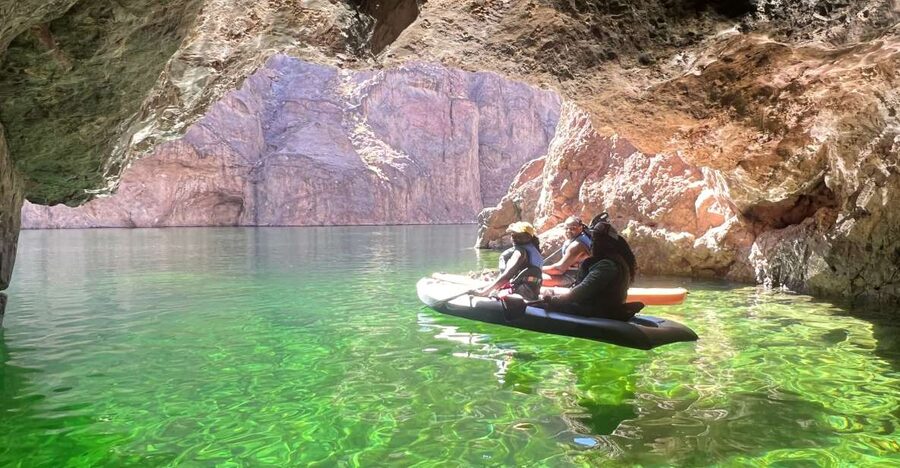 Las Vegas: Colorado River to Emerald Cave Half-Day Kayak - Getting set at Willow Beach