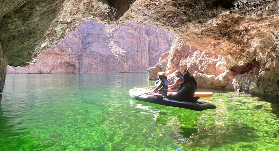 Las Vegas: Colorado River to Emerald Cave Half-Day Kayak - Emerald Cave and its green water