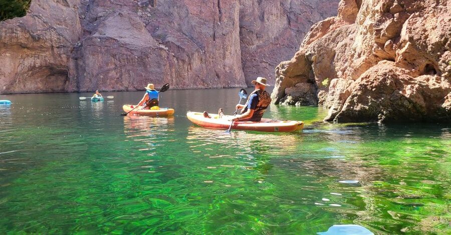 Las Vegas: Colorado River to Emerald Cave Half-Day Kayak - Paddling beneath the canyon walls