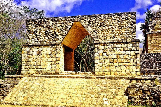 LDS Tour to Ek Balam + Cenote - Climbing through Ek Balam’s chambers and temples