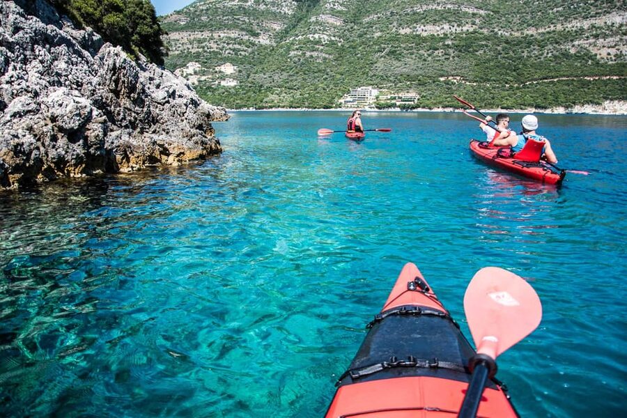 Lefkada: Blue Cave Kayak Tour with a Taste of Greece - Peristera, the small wildlife cave