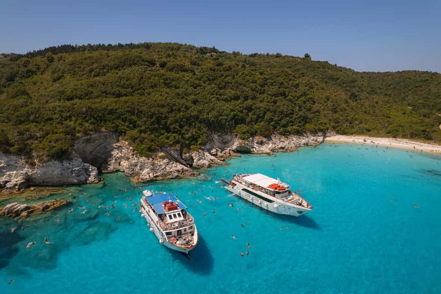 Lefkimmi: Paxos, Antipaxos, and Blue Caves Luxury Cruise - The Blue Caves and their turquoise light