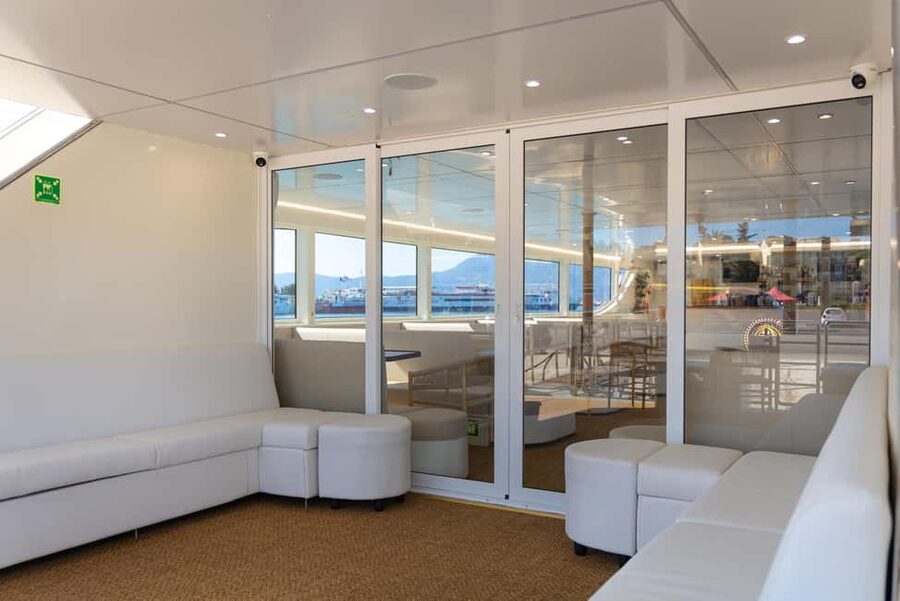 Lefkimmi: Paxos, Antipaxos, and Blue Caves Luxury Cruise - Comfort, music, and onboard service