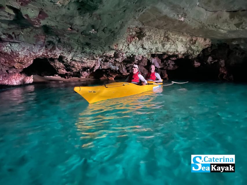 Leuca kayak tour + swimming + speleo-trek in cave - The experience in practical terms