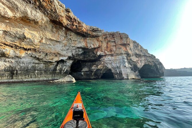 Leuca kayak tour + swimming + speleo-trek in cave - Why this stretch of Leuca works so well by kayak