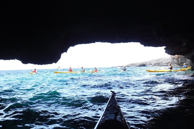 Leuca kayak tour + swimming + speleo-trek in cave - Five caves, each with a different role in the route