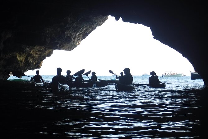 Leuca kayak tour + swimming + speleo-trek in cave - What the $62.63 price includes