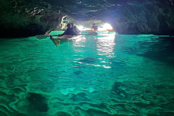 Leuca kayak tour + swimming + speleo-trek in cave - Who will get the most from this outing
