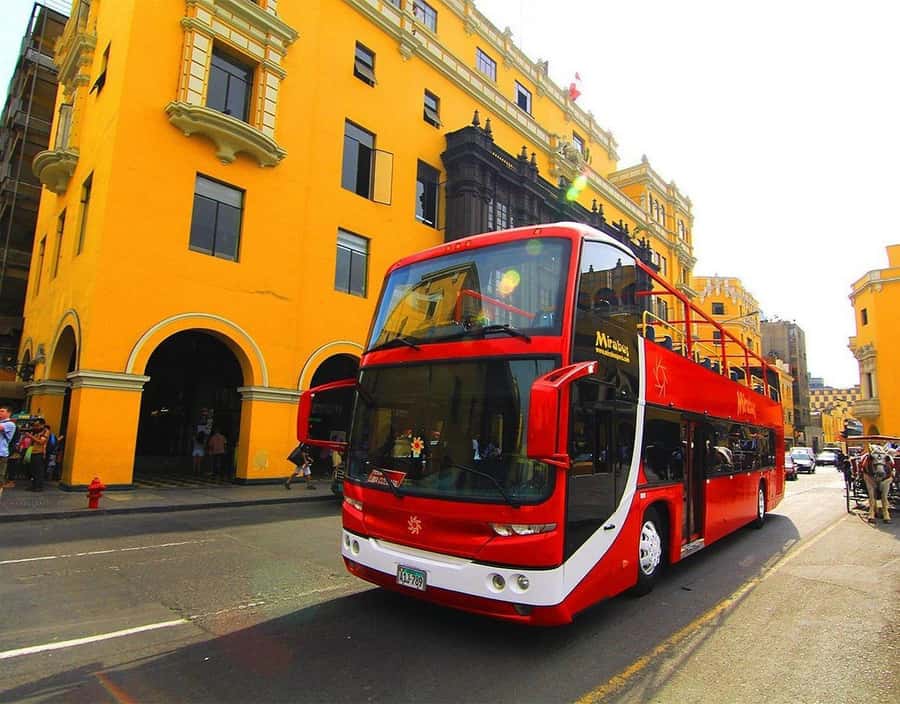 Lima : City Tour by Panoramic Bus - Walking & Catacombs - Plaza San Martín and the first look at colonial Lima