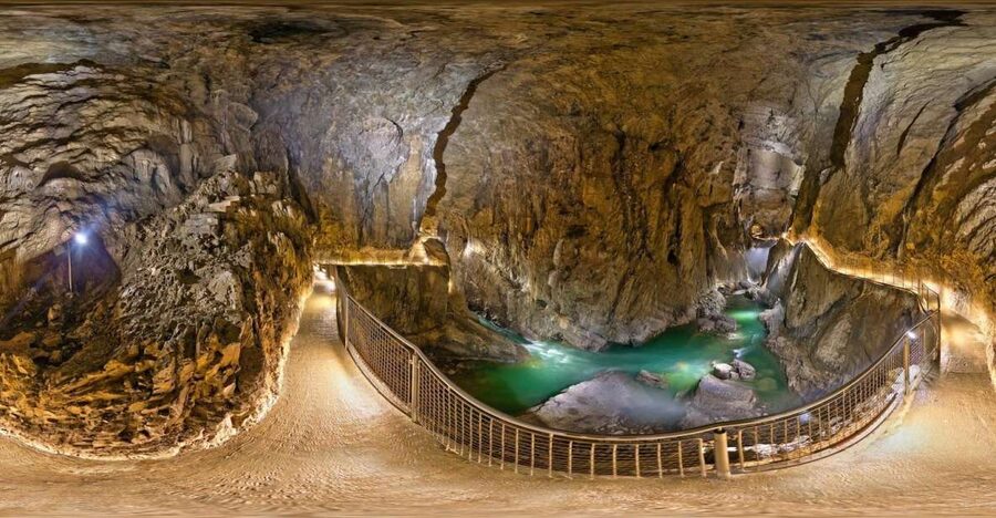 Lipica Stud Farm and Škocjan Caves from Trieste - Inside Škocjan’s underground canyon