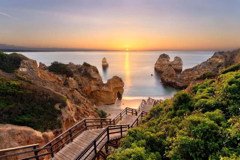 Lisbon: Algarve, Benagil Cave, Carvoeiro & Lagos Day Trip - Praia da Marinha, One of the Day’s Best Beach Stops
