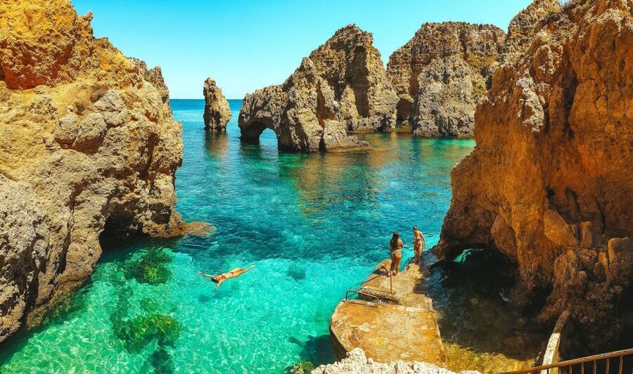Lisbon: Algarve, Benagil Cave, Carvoeiro & Lagos Day Trip - Lagos Beaches: Dona Ana and Camilo