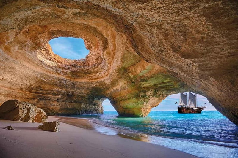 Lisbon: Algarve, Benagil Cave, Carvoeiro & Lagos Day Trip - Benagil Beach and the Famous Sea Cave