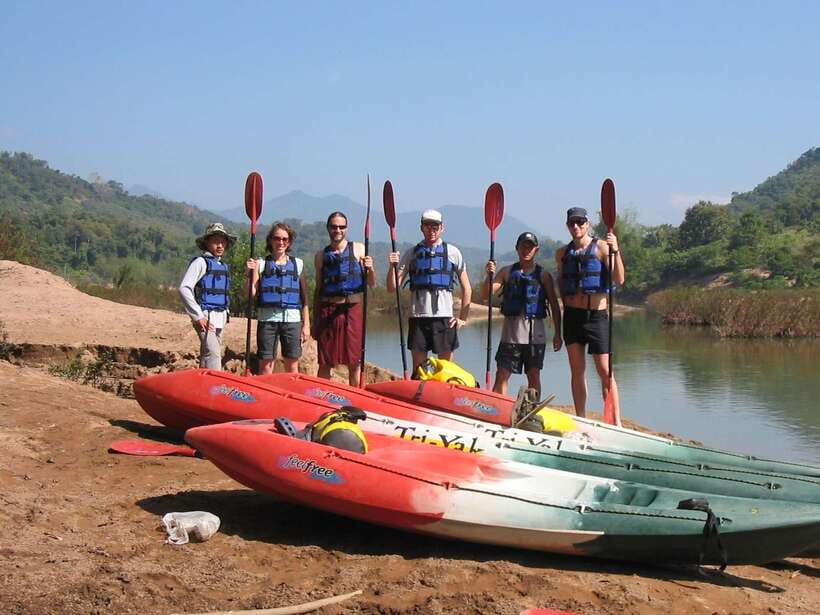 Luang Prabang: Kayak Tour to Pak Ou Caves - Optional sunset cruise and cycling extras