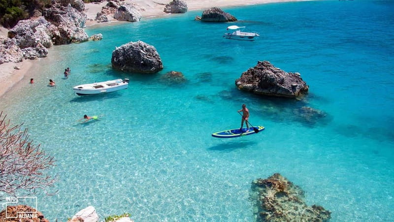 Lukova - Kroreza secret beaches and caves: Kayak & SUP Tour - Snorkeling in clear southern Albanian water