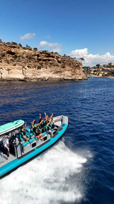 Mallorca: 2h speedboat tour, visit caves, cliffs and snorkel - What $62 really gets you