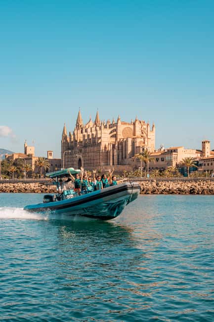 Mallorca: 2h speedboat tour, visit caves, cliffs and snorkel - The west coast ride: speed, spray, and rocky coves