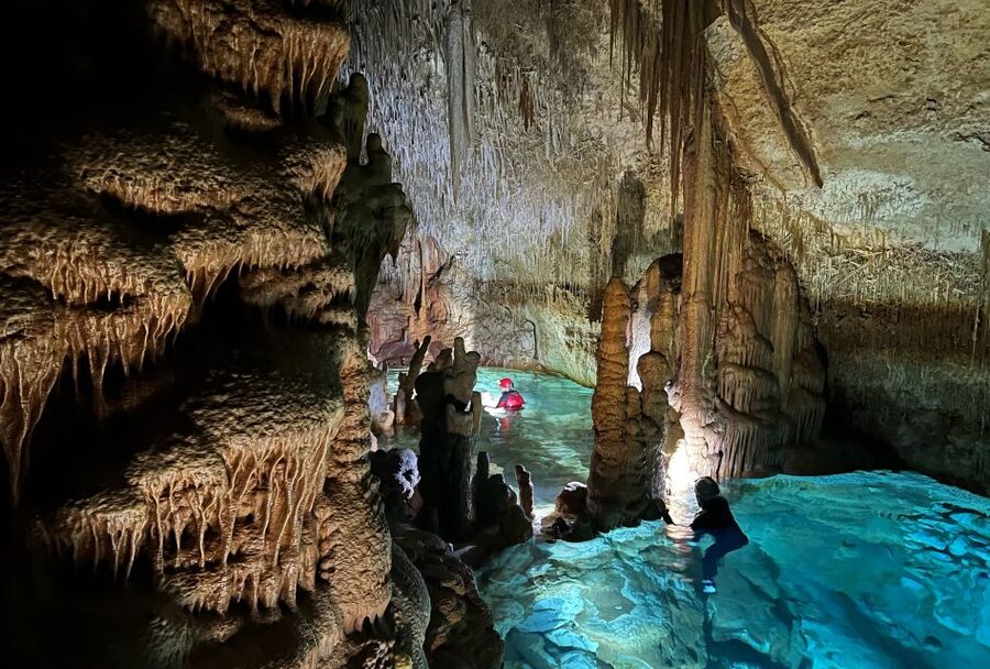 Mallorca: Aquatic Cave Exploration Guided Tour - The return swim, free time, and walk back