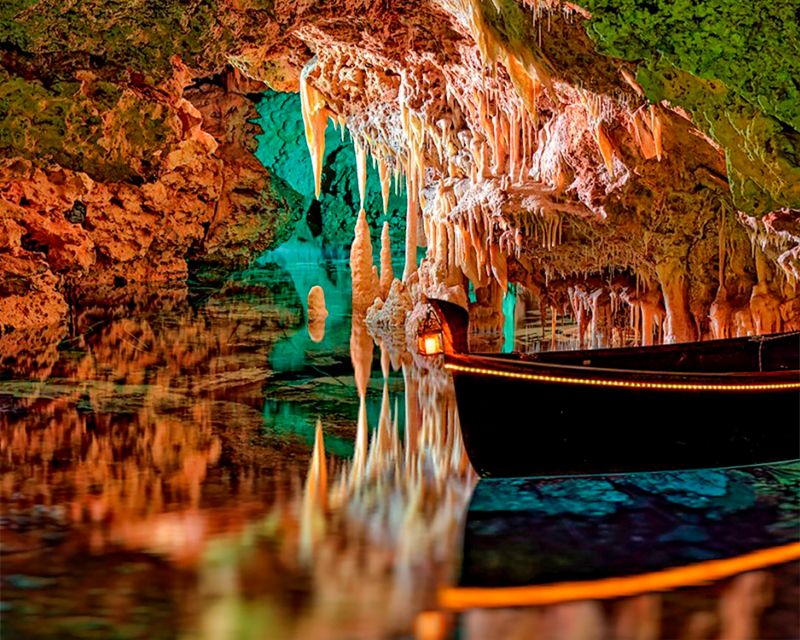 Mallorca: Dinosaurland and Caves of Hams Combined Ticket - The Blue Cave’s film and time-travel presentation