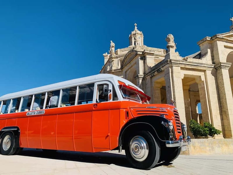 Malta: 5 hr Vintage Bus Tour - Mdina & Blue Grotto inc. food - The vintage bus is both the charm and the compromise