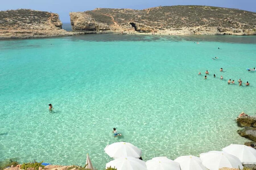 Malta: Blue lagoon and Gozo with Crystal Lagoon Sea Caves - Gozo from the deck